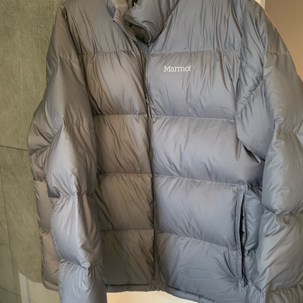 Marmot Charcoal Puffer Down  Jacket